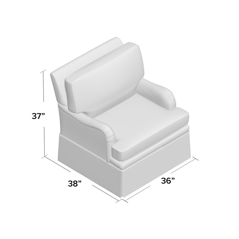 London Slipcovered Armchair, Gabriella Sand