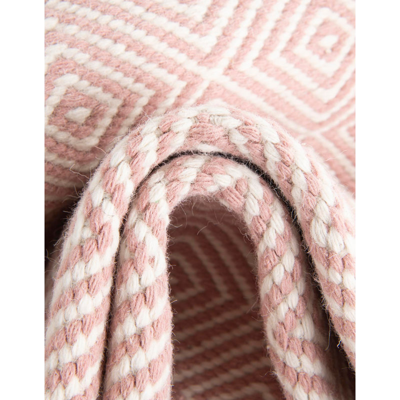 Traetyn Flatweave Wool Indoor Rug, Square 7'10"