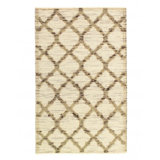 Demontrae Hand Knotted Area Rug in Beige