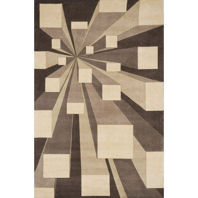 Ayano Wool Geometric Indoor Rug
