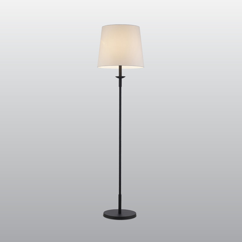 Ryn 1 - Light Bowl Floor Lamp, Black