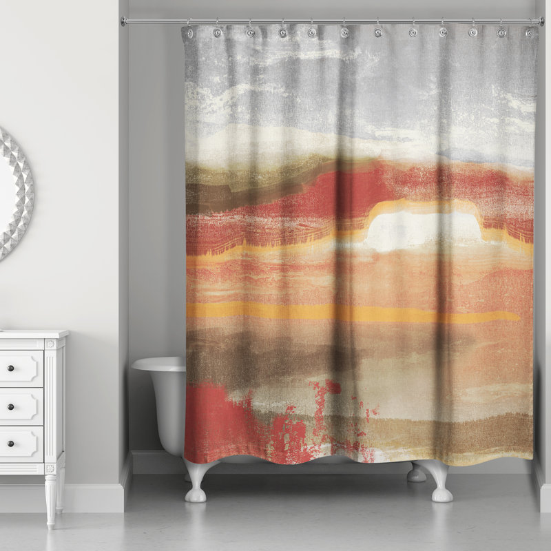 Rideau de douche simple abstract Treadwell