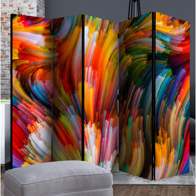 68'' H Solid Wood Folding Room Divider