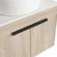 Meuble-lavabo mural de conception moderne avec lavabo en céramique et porte à fermeture en douceur-497221395