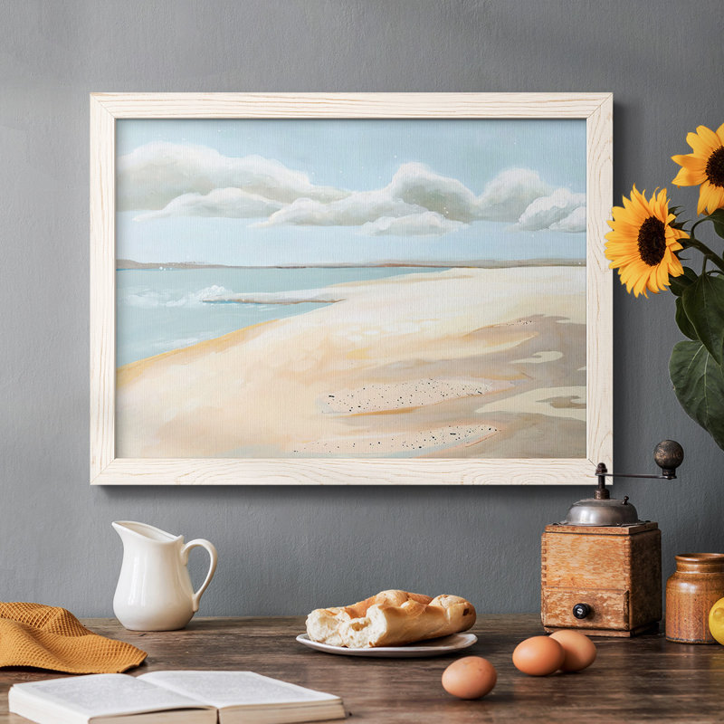Sandy Getaway I, reproduction d'art sur toile, Blanc, H 22 po x l 32 po