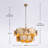 Anaise 8 - Light Dimmable Drum Chandelier
