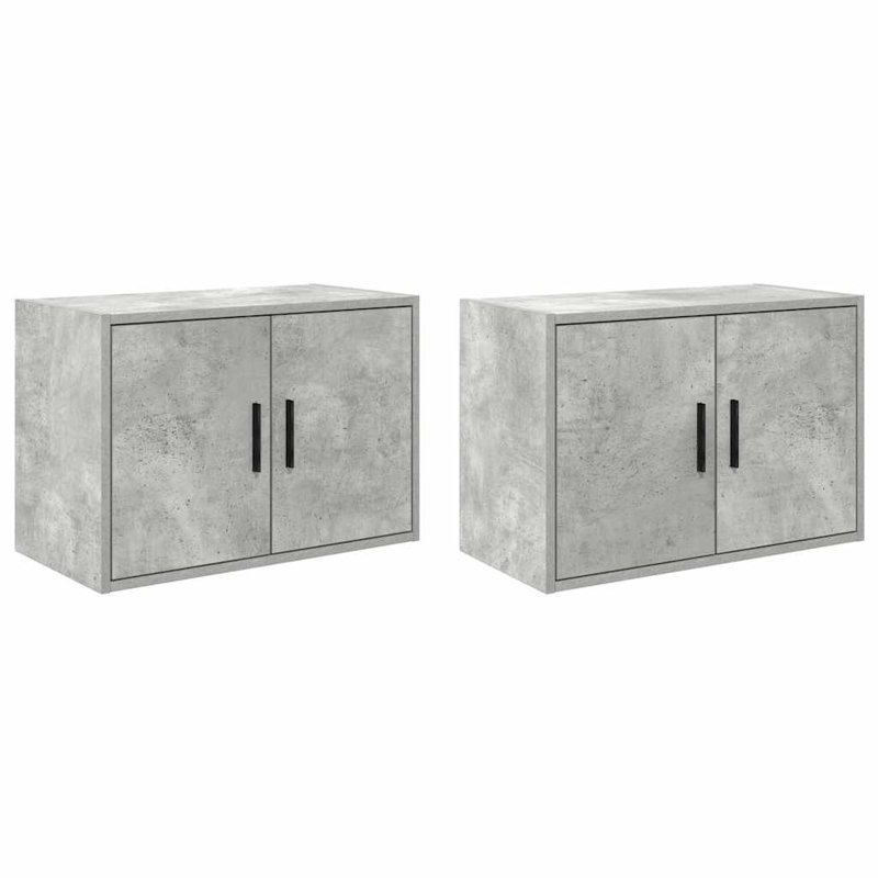 2 Piece Garage Cabinet Part Or Accessory, Concrete Grey