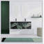 Meuble-lavabo mural flottant 48 po et porte d'armoire à fermeture en douceur