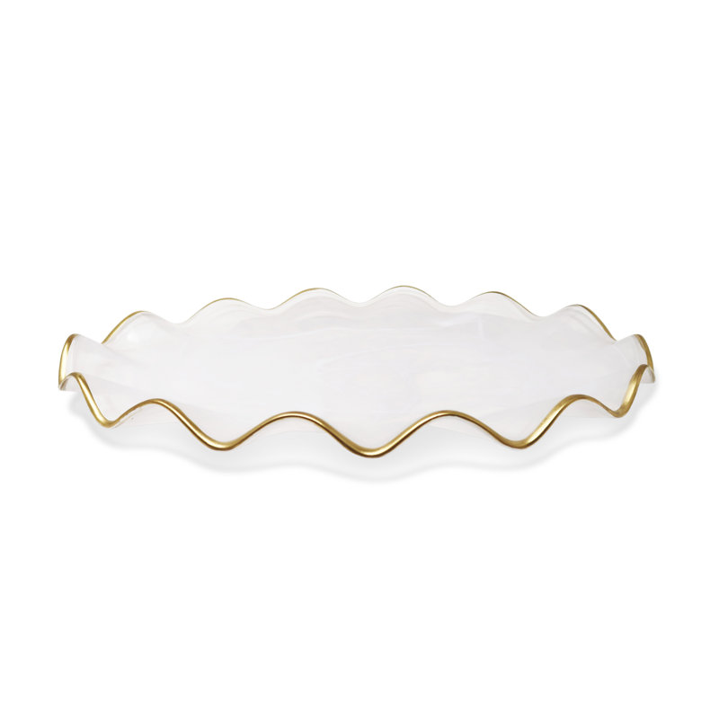 Plateau en verre Mercer41 Champetre, H 1,5 po x l 14,5 po x P 9,75 po
