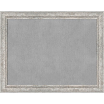 Tableau magnétique angulaire à cadre argenté