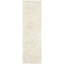 Tapis à poil long ivoire fabriqué à la main Assar-23564287