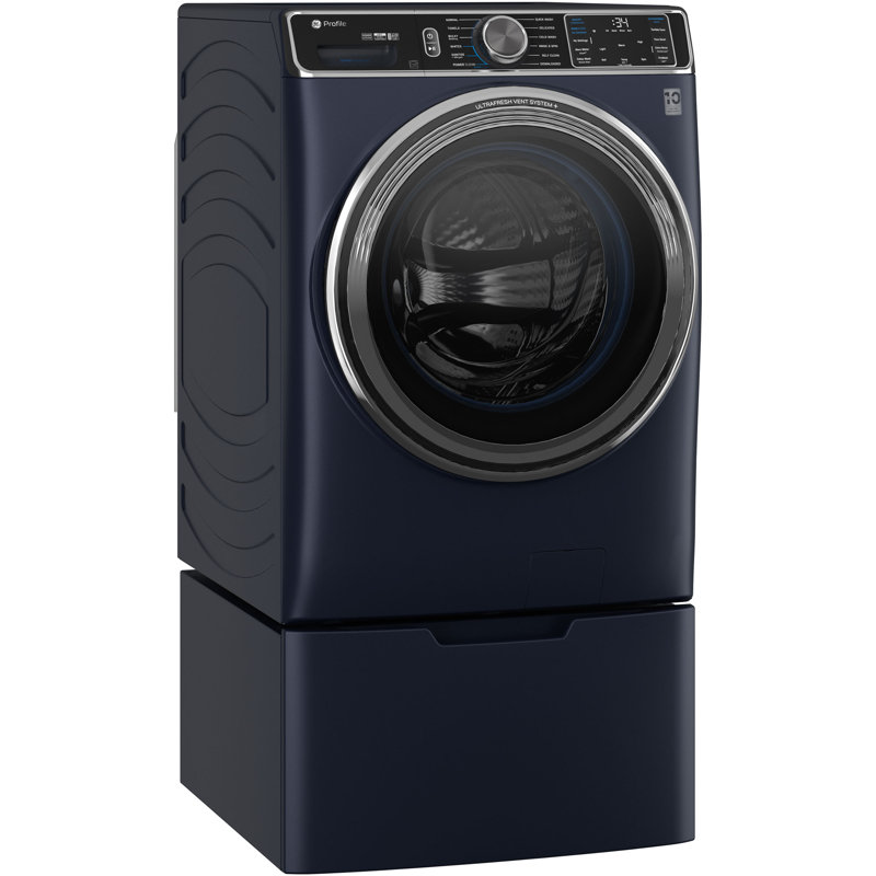 GE Profile 5.3 Cu Ft Capacity Smart Front Load Energy Star Washer With Ultrafresh Vent System+ With Odorblock
