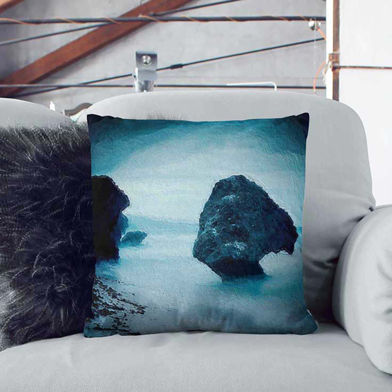 Square Throw Cushion, 55cm H x 55cm W x 20cm D