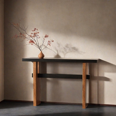 Console en bois de pin massif