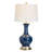Set Of 2 Ceramic, Metal, & Crystal Table Lamp With Shade