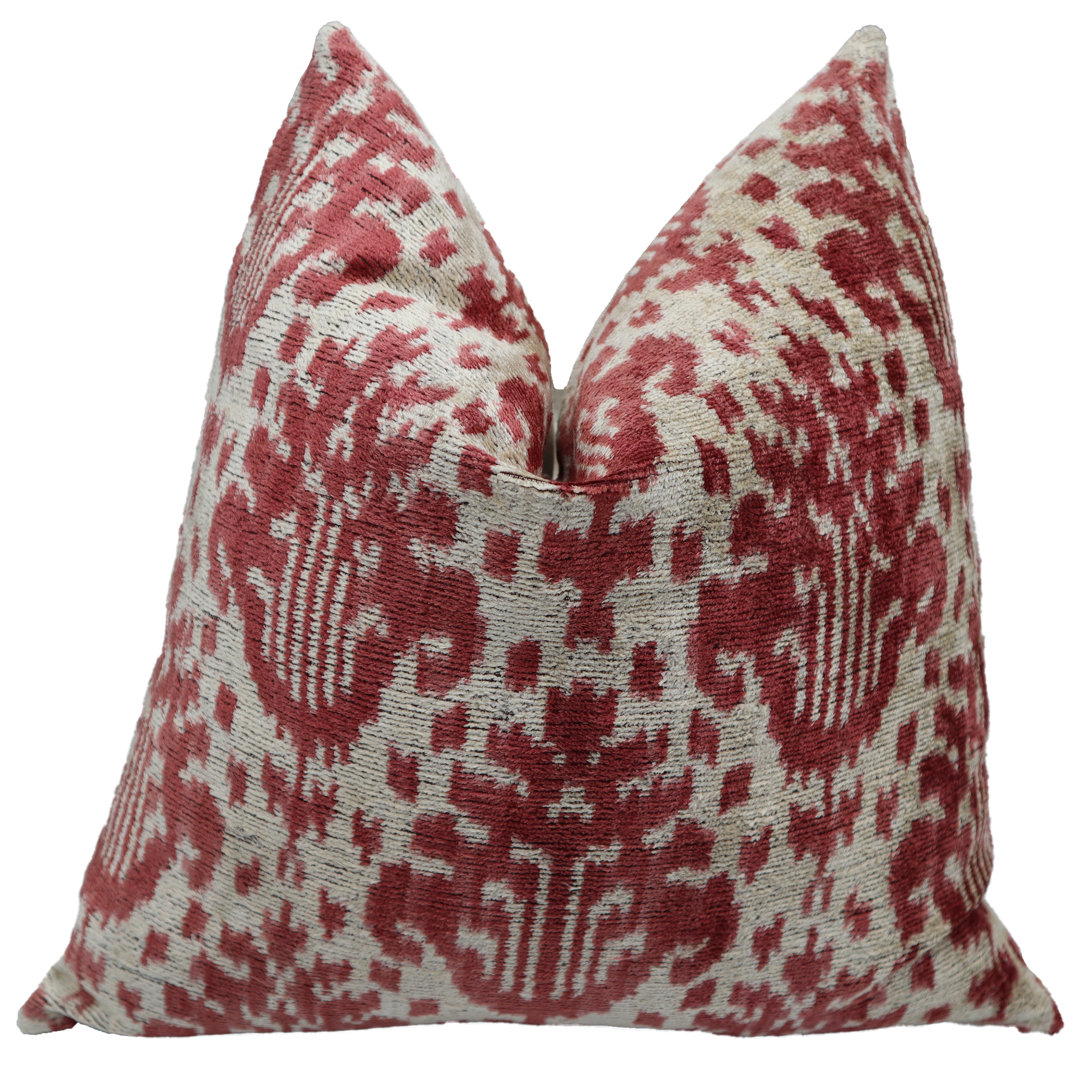 Silk/Velvet Throw Square Pillow Cover & Insert Canvello