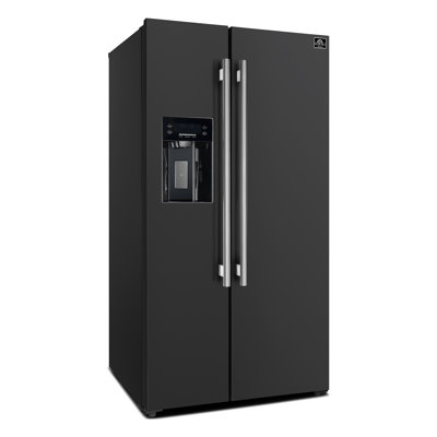 Réfrigérateur côte à côte 36 pouces avec distributeur de glace et d'eau Forno Salerno