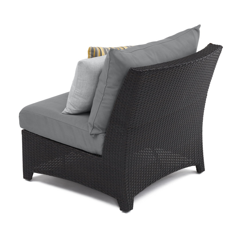 Deco 6 Piece Setting Group with Cushions, Charcoal Grey Sunbrella®