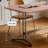 Pink Multi-layer Solid Wood Stainless Steel Desk-2008617734