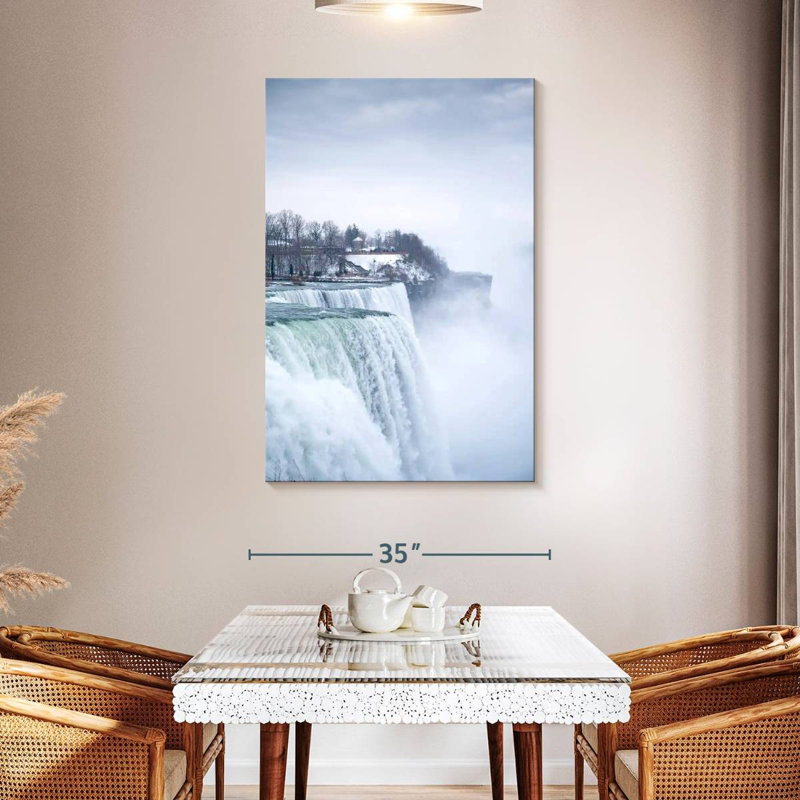 Alvord, Chutes du Niagara, hiver, H 48 po x l 32 po