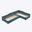 Upholstered Double Daybed with Trundle and Drawer-1263389080
