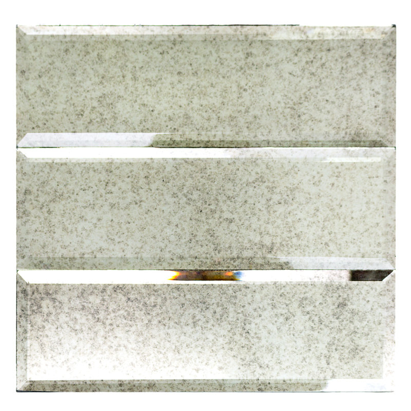 Carrelage mural de style miroir en verre brique 4 "x 12" Mirror