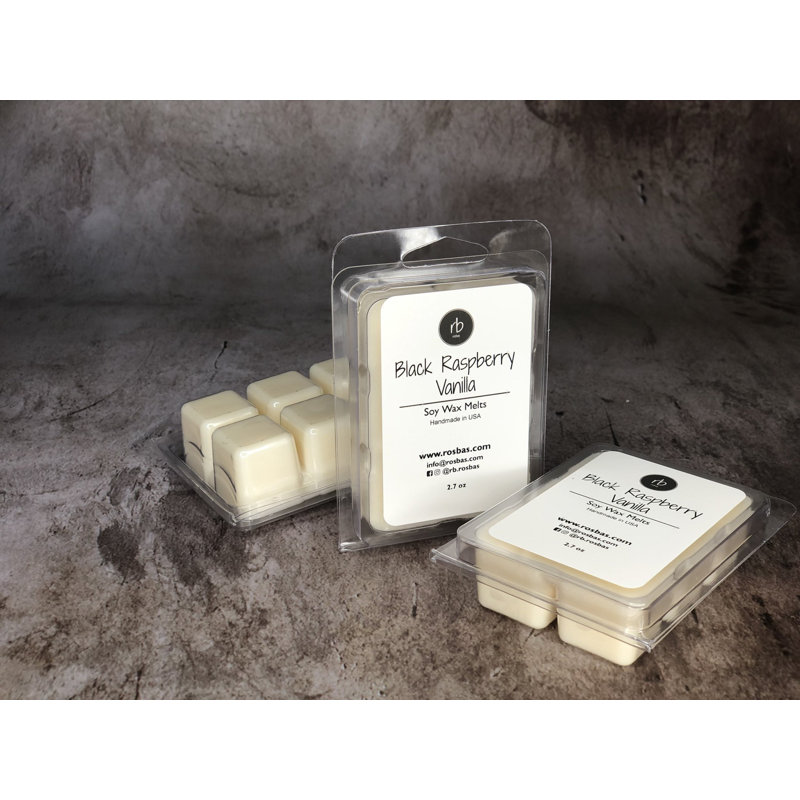Black Raspberry Vanilla Scented Wax Melt, 3