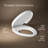 Purefresh Deodorizing Elongated Toilet Seat with LED Nightlight-13616710