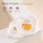Plat à bijoux en céramique avec plateau à bijoux, plateau de clés pour meuble-lavabo en forme de nuage décoratif pour femme, plat porte-bagues, jolie assiette à bijoux en bol, esthétique de décor de chambre, blanc, moyen