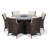 Karcher 6 Seater Dining Set with Cushions and Parasol-39926010