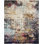 Abstract Area Rug in Ivory/Blue/Gold