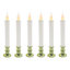 6 Ct Battery Operated Simple On LED Candle