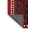 Tapis traditionnel rouge / noir-851888914