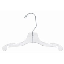 Clear Plastic Shirt Hangers (24-Pack)