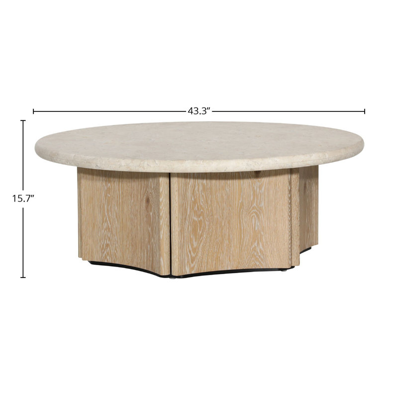 Oja Single Coffee Table, Natural