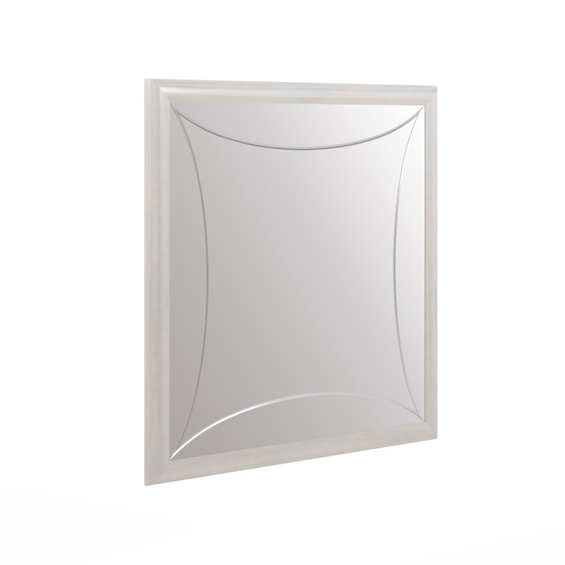 Mezzanine Solid Wood Square Wall Mirror