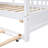 Wooden Twin Size House Bed With Trundle-1210314421