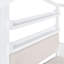 Lit simple avec canapé, lit plateforme pour enfants avec deux tiroirs et tablette de rangement-1178501336