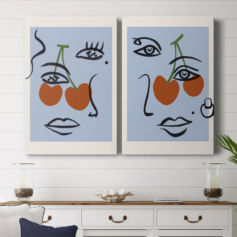 Toile tendue Cherry Baby I-Premium Gallery - prête à être accrochée, H 12 po x l 16 po