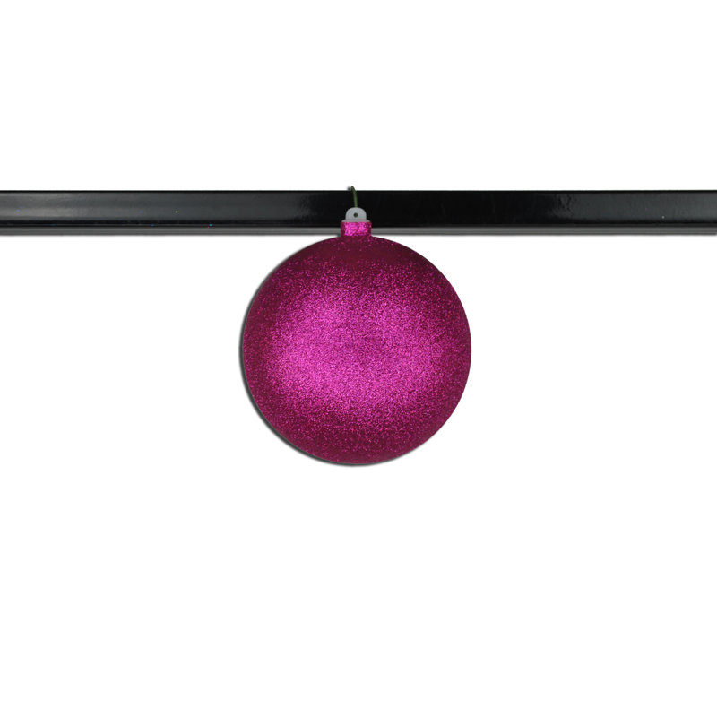 Shatterproof Ball Ornament, H 6 po x l 6 po x P 6 po, Rose
