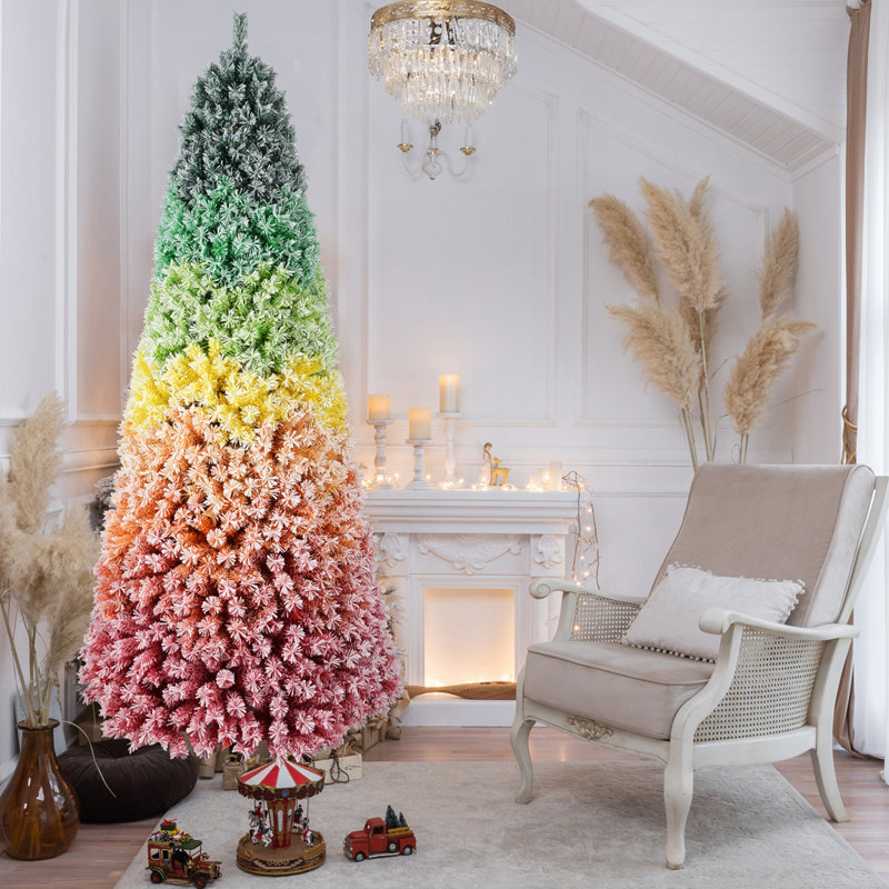 Arbre de Noël en PVC 7,5 pi, 7'6"