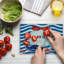 Planche à découper en verre trempé Ambesonne