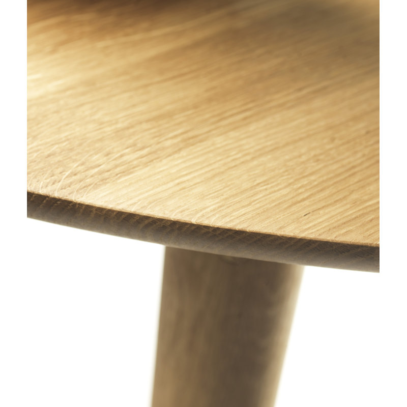 Bjork Oak Extendable Dining Table, 29.13”H x 45.28”L x 45.28”W, Nature
