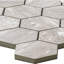 Stately Hex 11" x 14" Porcelain Novelty Marble Look Wall & Floor Tile-72531467
