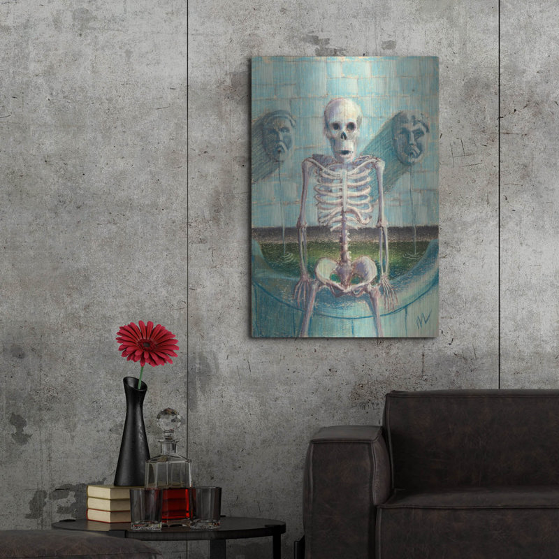 "Look Im The Fountainhead" par Marie Marfia Fine Art, H 36 po x l 24 po