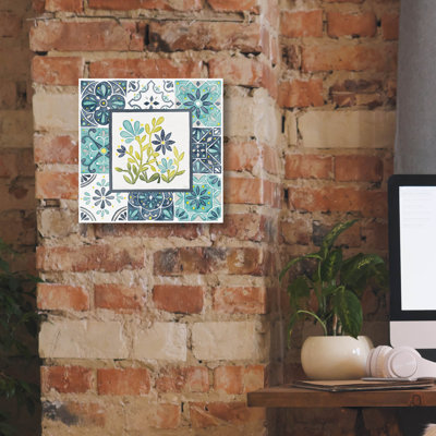 «Garden Getaway Patchwork 4» par Laura Marshall, art mural sur toile