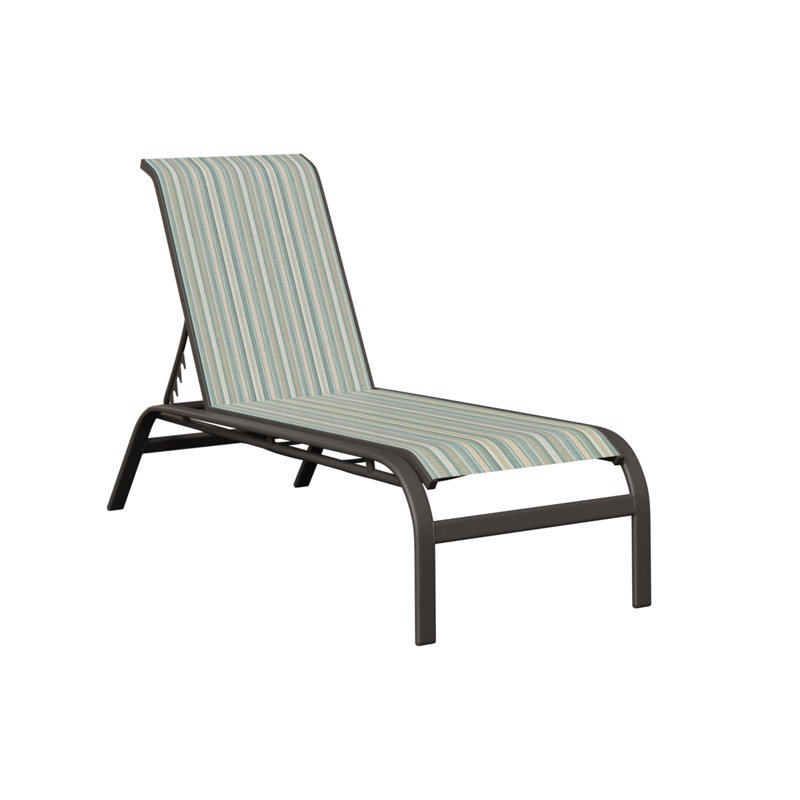Chaise longue sans accoudoirs Berlin Gardens Murphy, Graphite moucheté