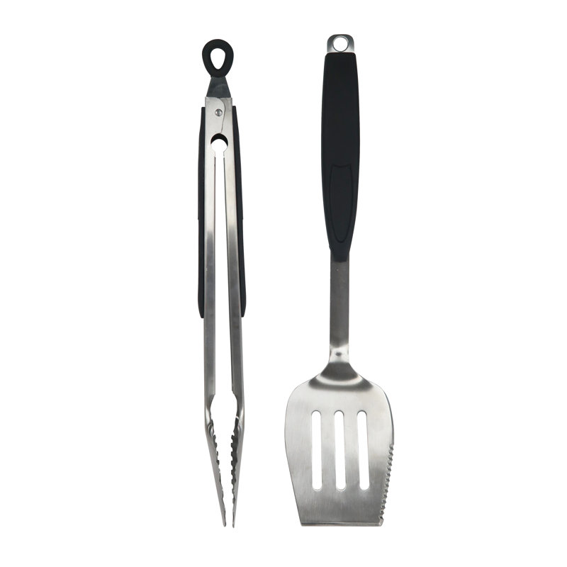 Stainless Steel Spatula & Tongs