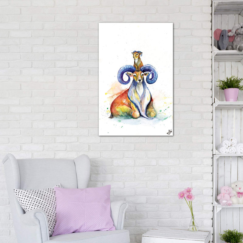 Décoration murale pour enfants Uncanny Urial, Toile tendue, H 40 po x l 26 po x P 1,5 po