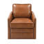 Fauteuil pivotant en cuir Rocha Aire